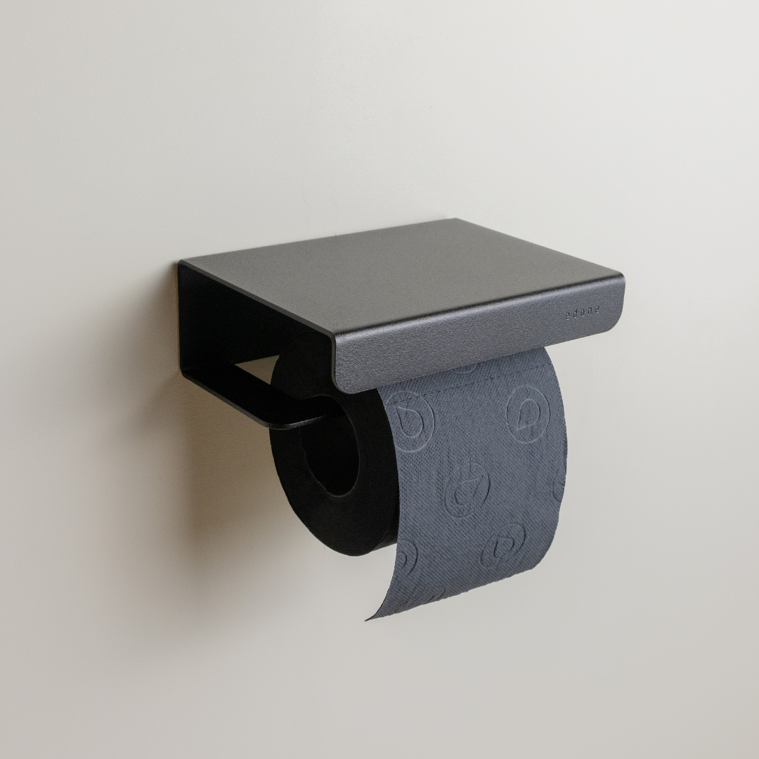Toilettenpapierhalter mit Ablage