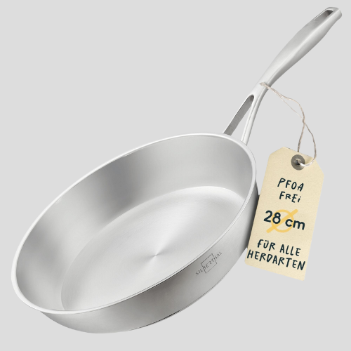 Edelstahlpfanne Ø 28 cm
